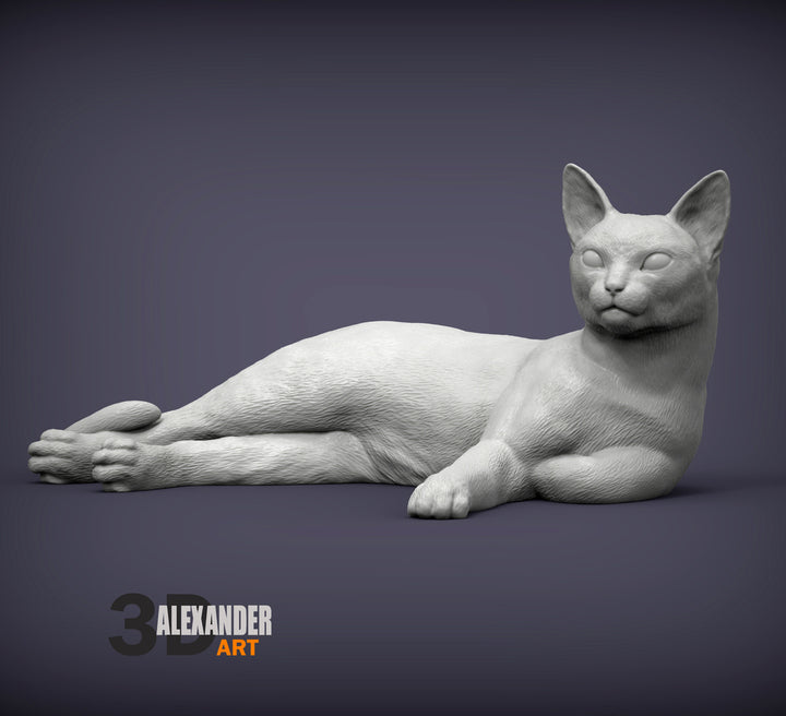 Abyssinian Cat Sculpture