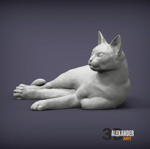 Abyssinian Cat Sculpture