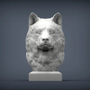 Alaskan Malamute Bust