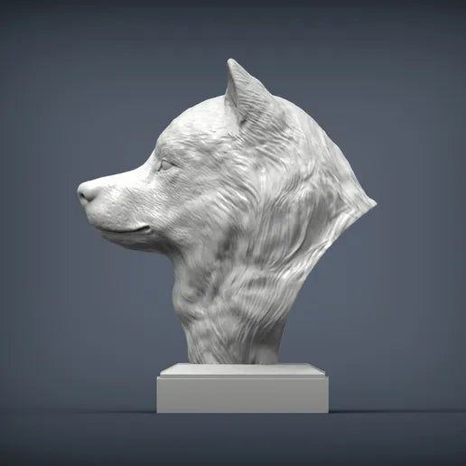 Alaskan Malamute Bust