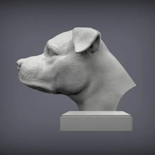 American Staffordshire Terrier Bust
