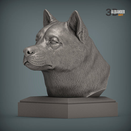 Akita Bust