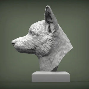 Cardigan Welsh Corgi Bust