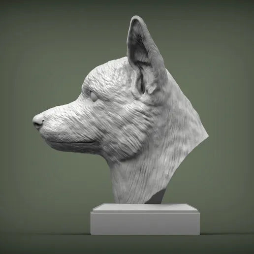 Cardigan Welsh Corgi Bust