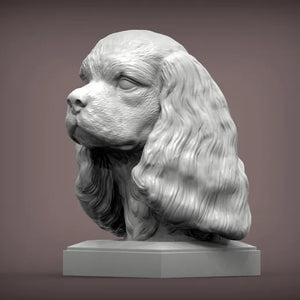Cavalier King Charles Spaniel Bust