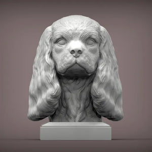 Cavalier King Charles Spaniel Bust