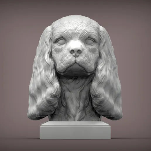 Cavalier King Charles Spaniel Bust