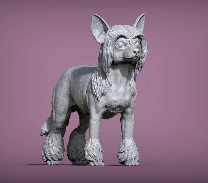Chinese Crested Sculpture (Standing)