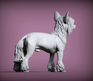Chinese Crested Sculpture (Standing)