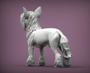 Chinese Crested Sculpture (Standing)