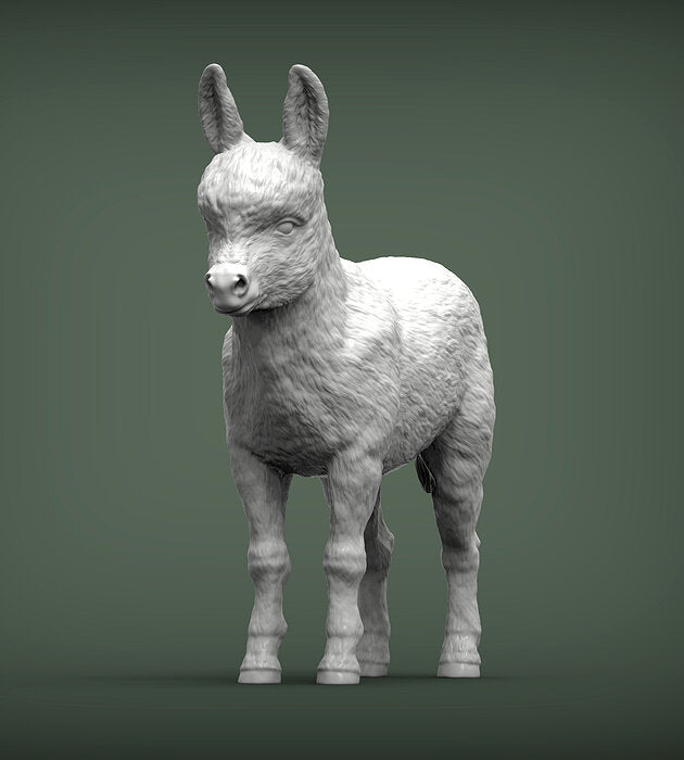 Baby Donkey Sculpture (Standing)