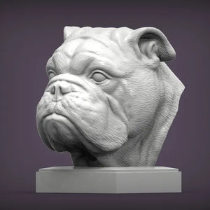 English Bulldog Bust