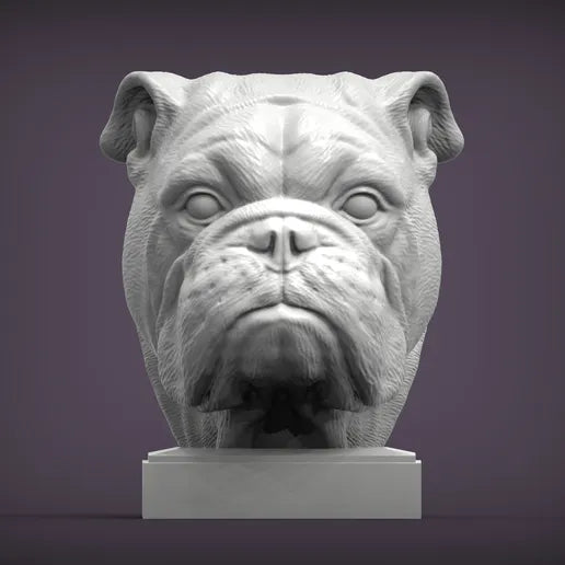 English Bulldog Bust