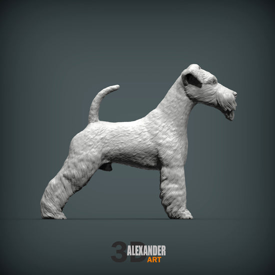 Fox Terrier Sculpture