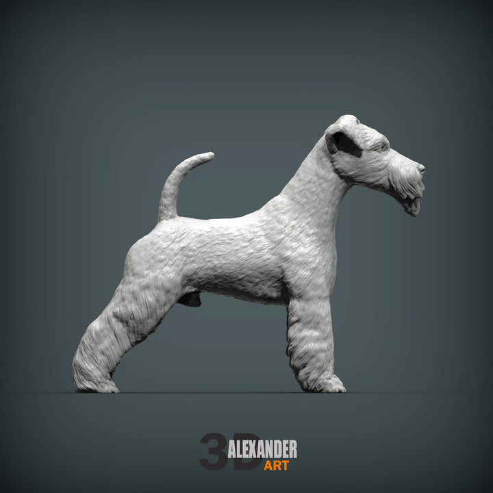 Fox Terrier Sculpture