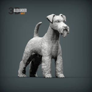 Fox Terrier Sculpture