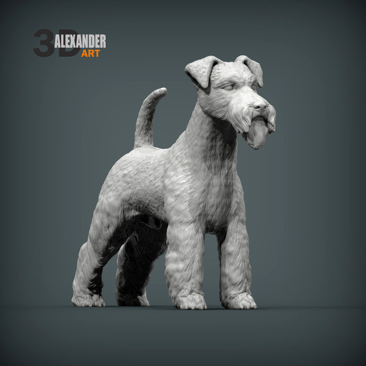 Fox Terrier Sculpture