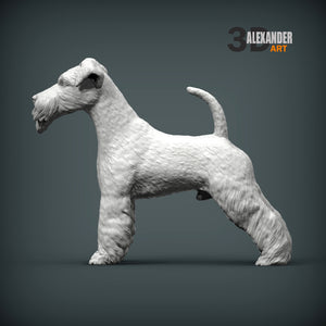 Fox Terrier Sculpture
