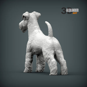 Fox Terrier Sculpture