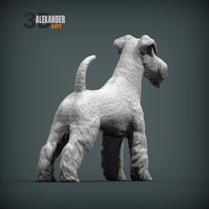 Fox Terrier Sculpture