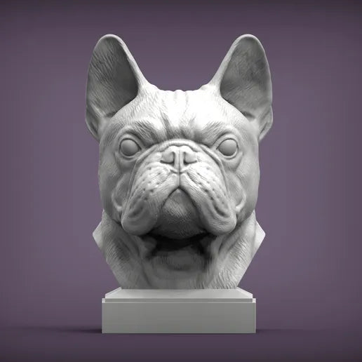 French Bulldog Bust