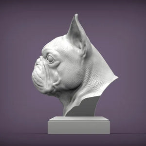 French Bulldog Bust