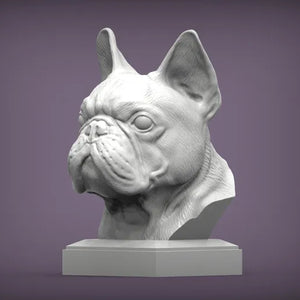 French Bulldog Bust