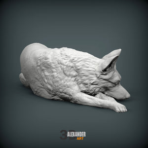 German Shepherd Sculpture (Sleeping)