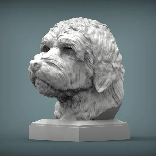Goldendoodle Bust
