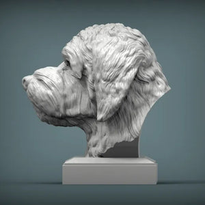 Goldendoodle Bust