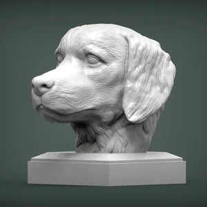 Golden Retriever Bust
