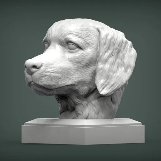 Golden Retriever Bust