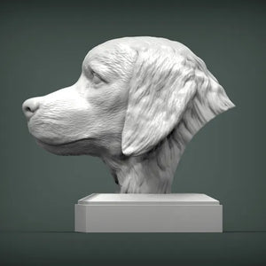 Golden Retriever Bust
