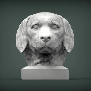 Golden Retriever Bust