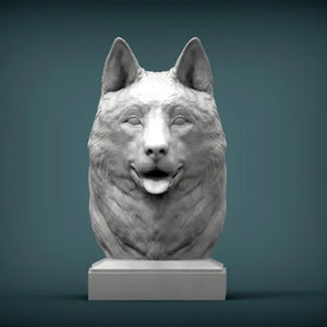 Siberian Husky Bust
