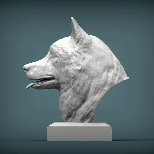 Siberian Husky Bust
