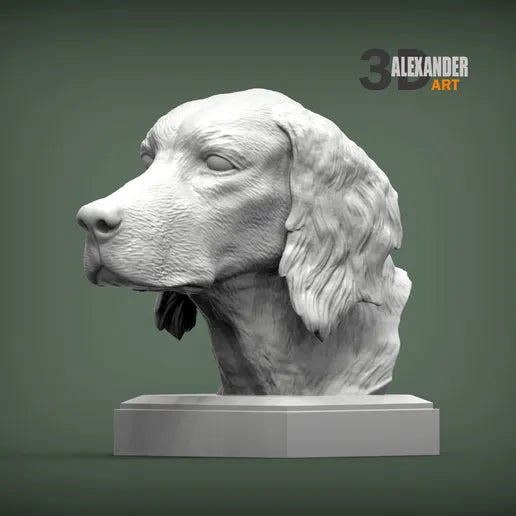 Irish Setter Bust