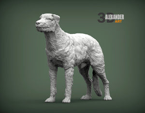 Irish Wolfhound Sculpture (Standing)