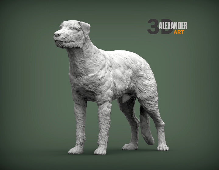 Irish Wolfhound Sculpture (Standing)