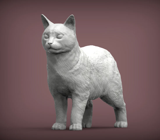 Manx Cat Sculpture