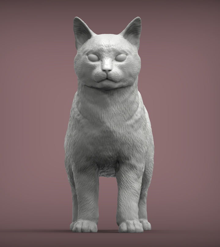 Manx Cat Sculpture