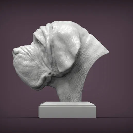 Mastiff Bust
