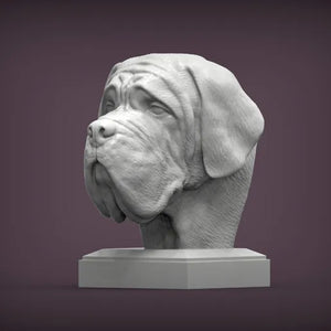 Mastiff Bust