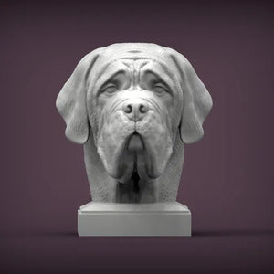 Mastiff Bust