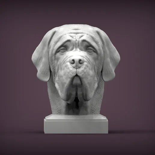 Mastiff Bust