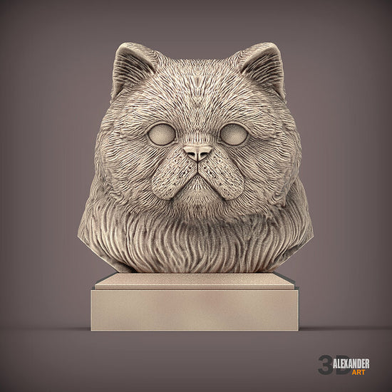 Persian Cat Bust