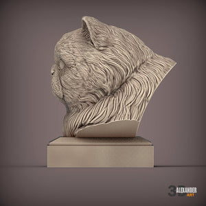 Persian Cat Bust