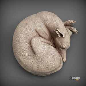 Whippet Sculpture Sleeping