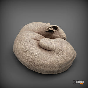 Whippet Sculpture Sleeping