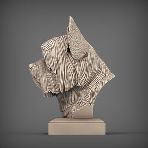 Yorkshire Terrier Bust